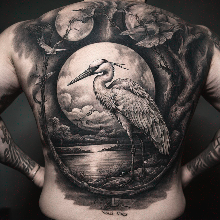 crane bellier-tattoo