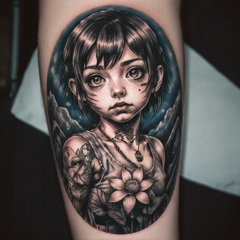 tatuaje pequeño anime-tattoo