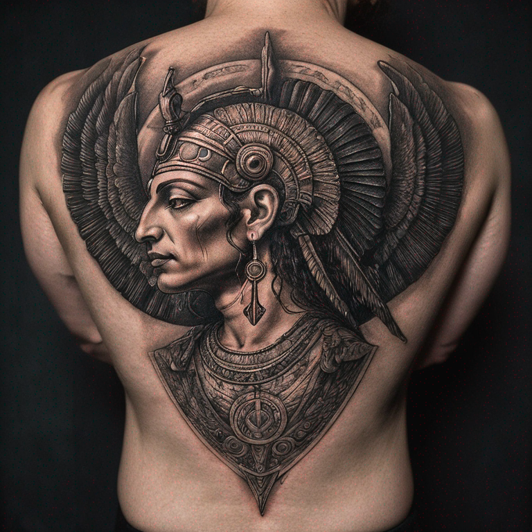 maat horus coeur cauris-tattoo