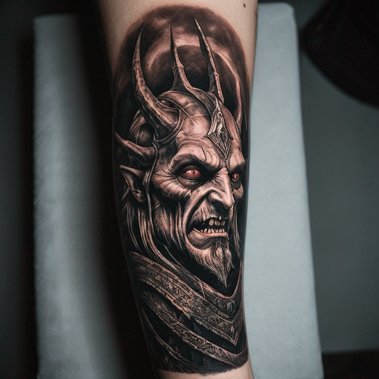 Orcos ,ojo de sauron ,nasgul-tattoo