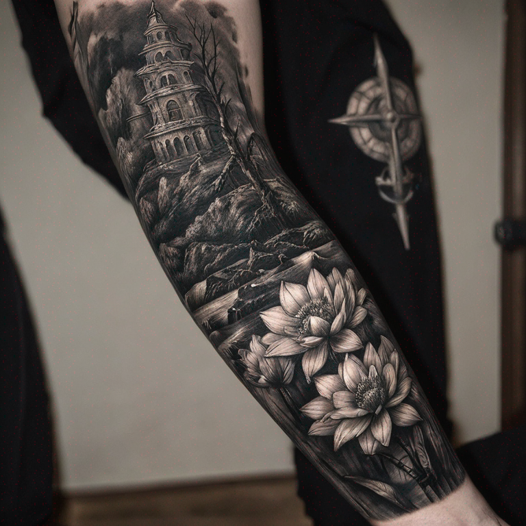 Stift arm verlust-tattoo