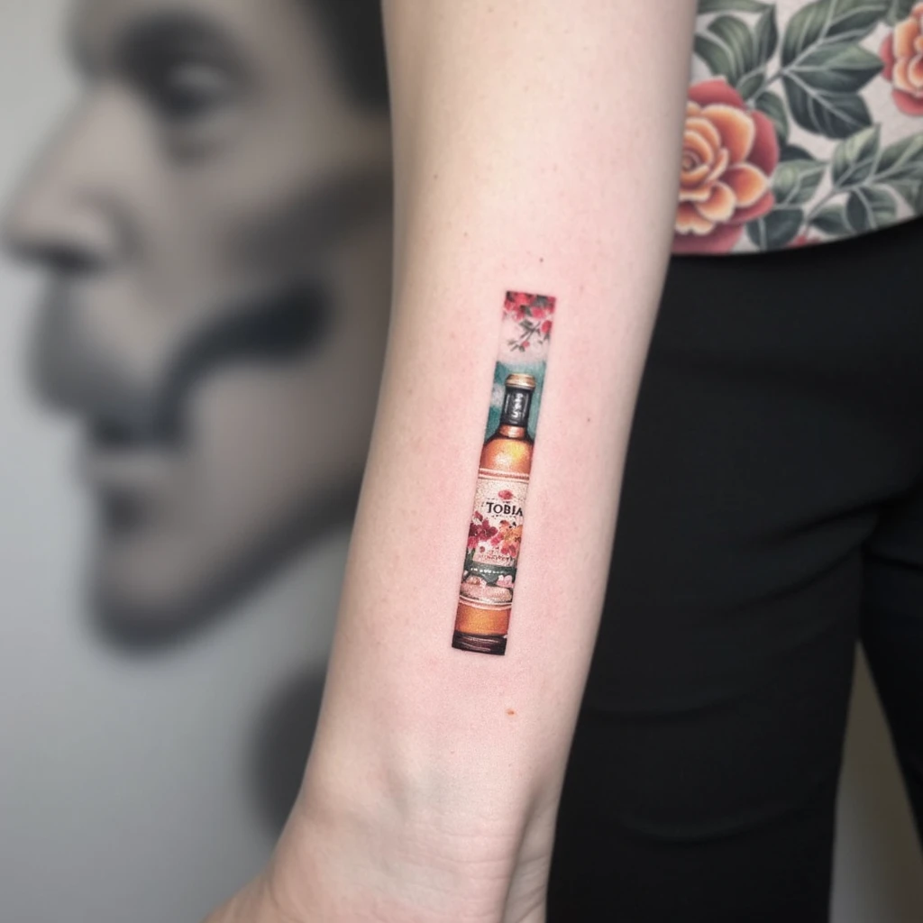 Le prénom TOBIAS en vertical-tattoo