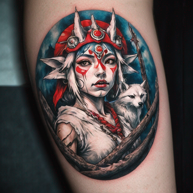 princesa mononoke-tattoo