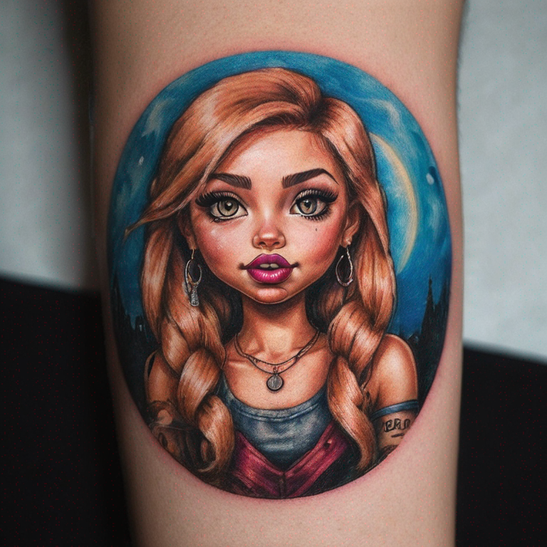 The bratz logo-tattoo