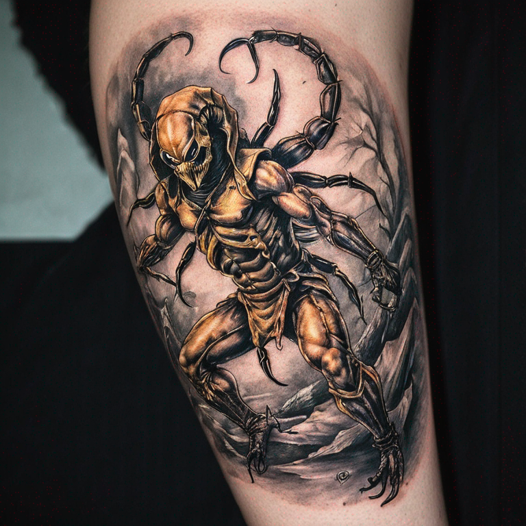 Scorpion-tattoo