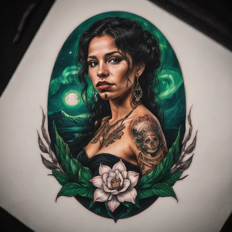 Nombre Esmeralda-tattoo