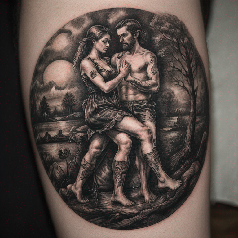 PERE ET FILLE-tattoo