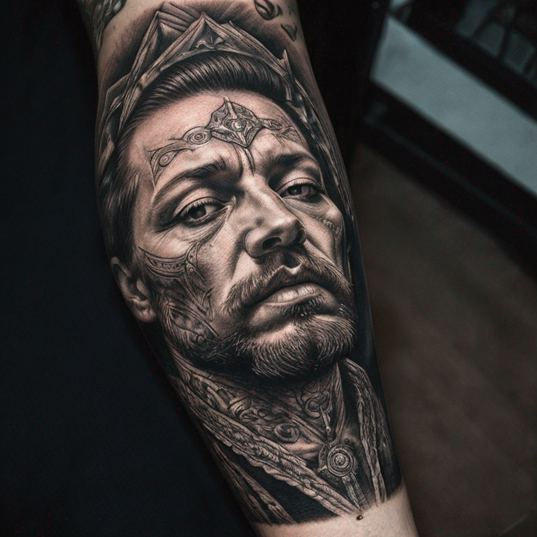 rostro de Leon para tatuar en el pecho-tattoo