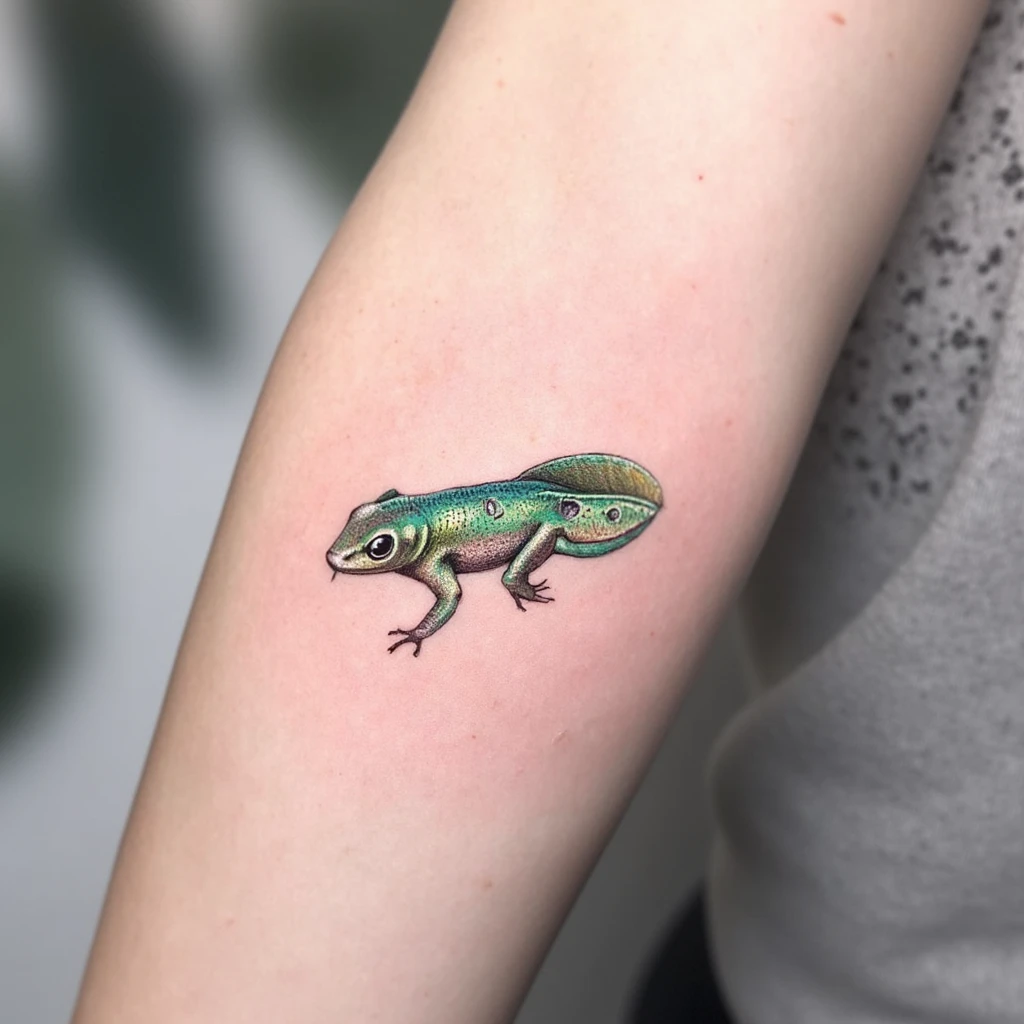 une petite grenouille-tattoo