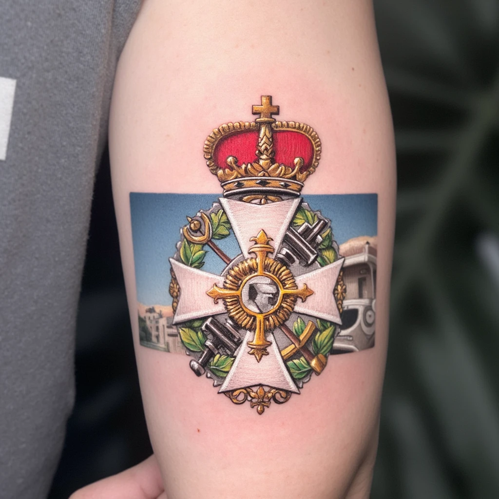 Chevalier légion d'honneur, hommage à mon grand père-tattoo