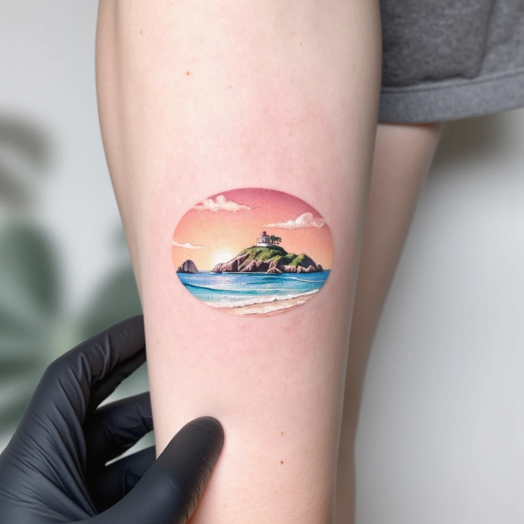 les falaises de Pourville-Sur-Mer en minimaliste avec un seul trait pour définir le haut des falaises en noir et blanc-tattoo