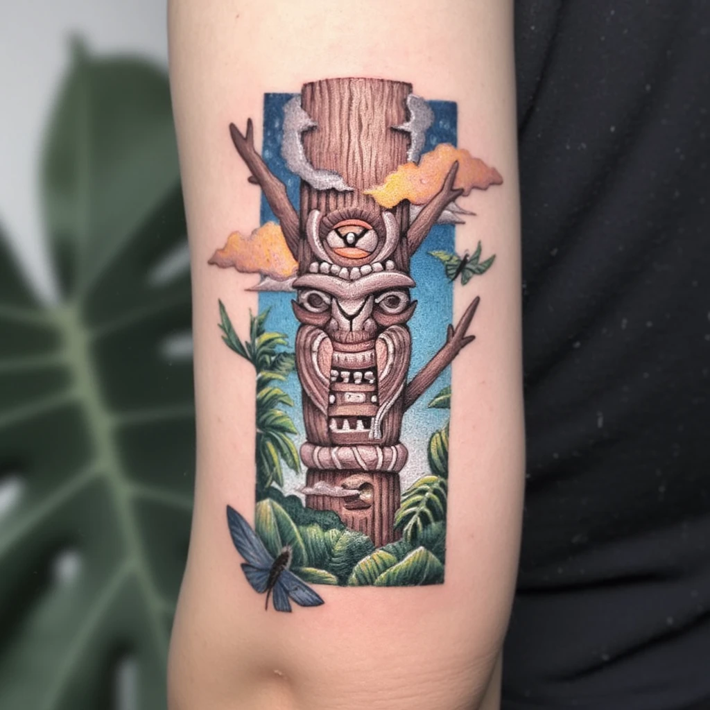 Totem hiboux-tattoo