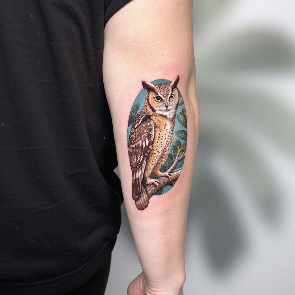 old oak with crw and owl-tattoo