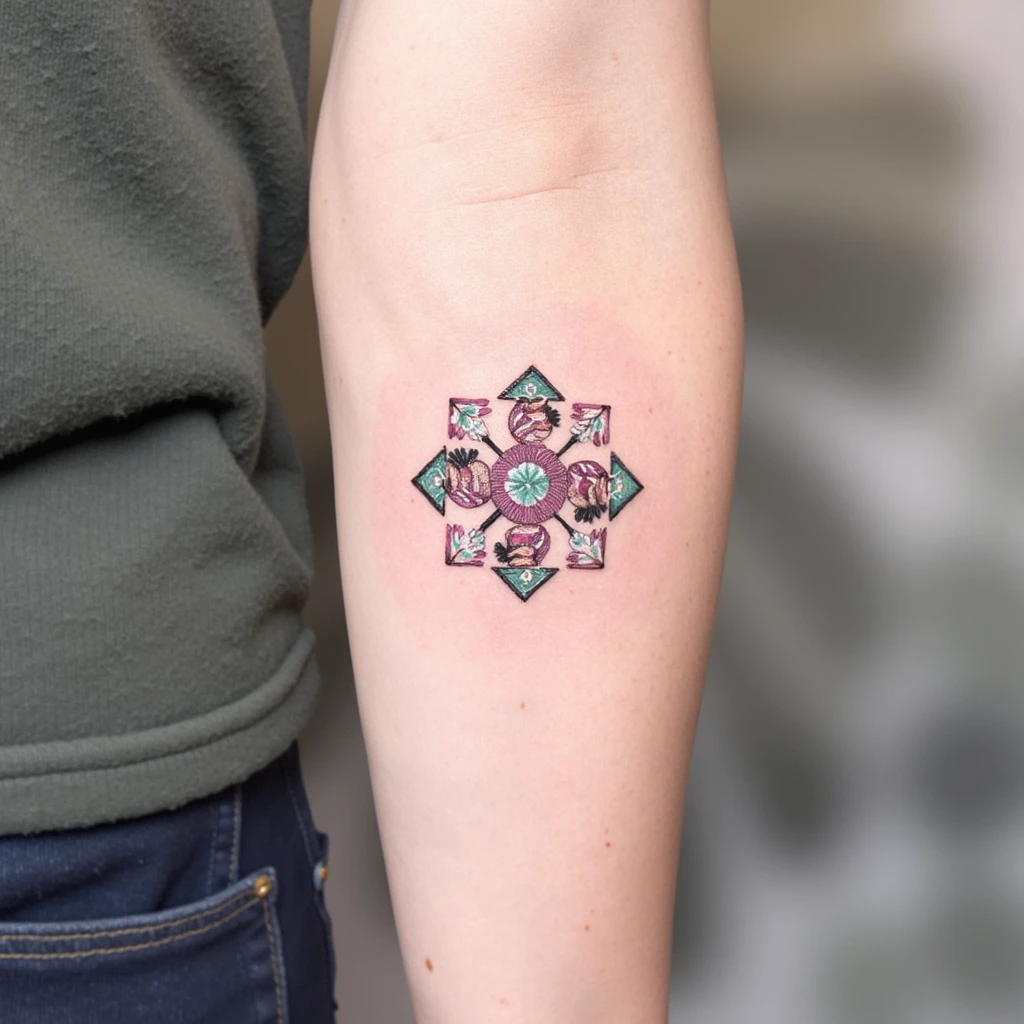 je souhaite écrire FARAH avec des symboles-tattoo