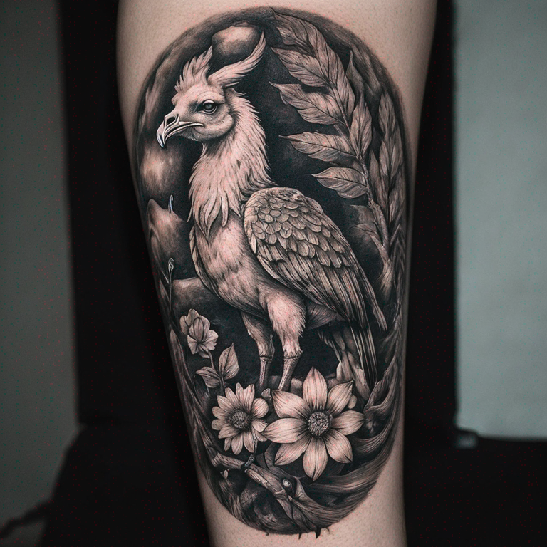 fenix en llamas-tattoo