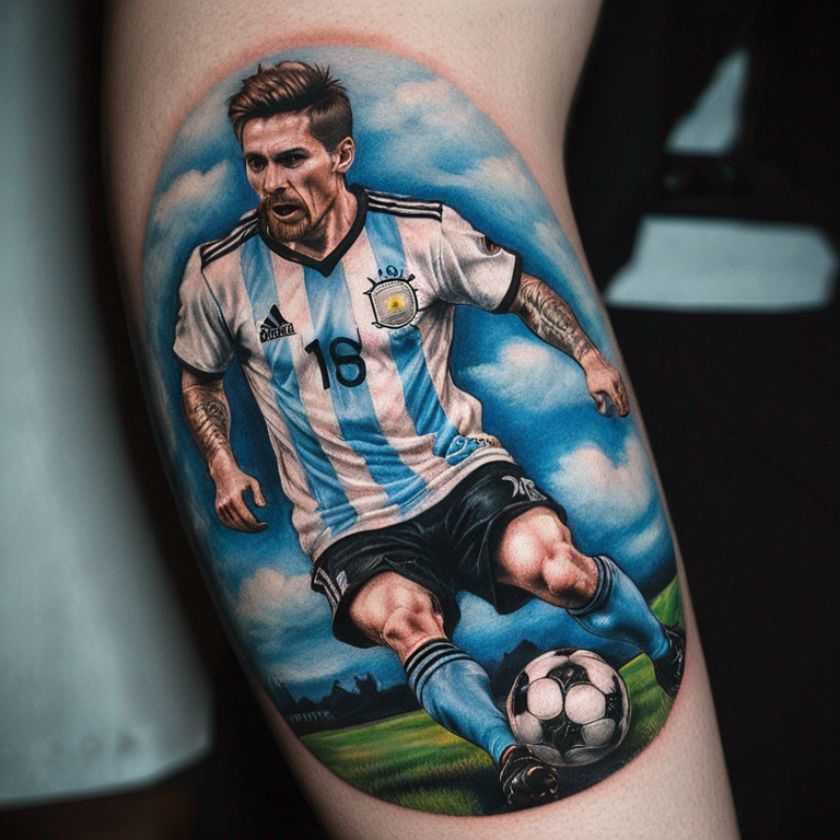 FÚTBOL Y PATRIA ARGENTINA-tattoo