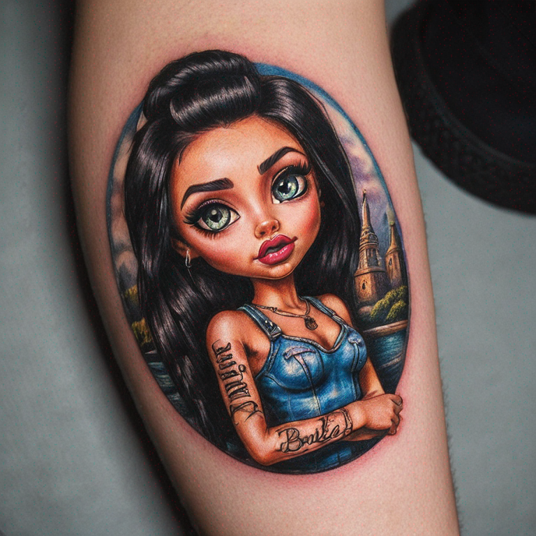 The bratz logo words-tattoo