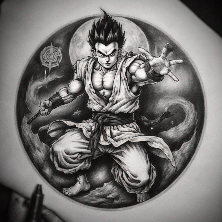 un dessin de Sangohan-tattoo