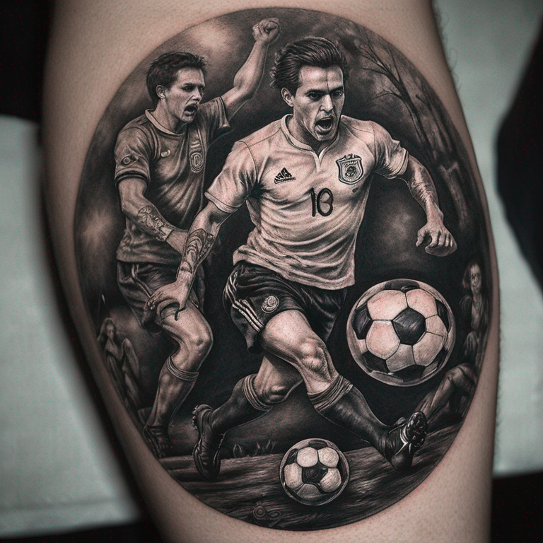 FÚTBOL Y PATRIA-tattoo