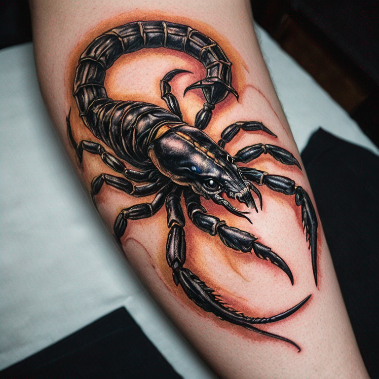 Scorpion , Aiden , 03/11/2023-tattoo