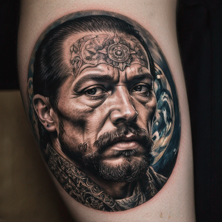 rostro de Leon-tattoo