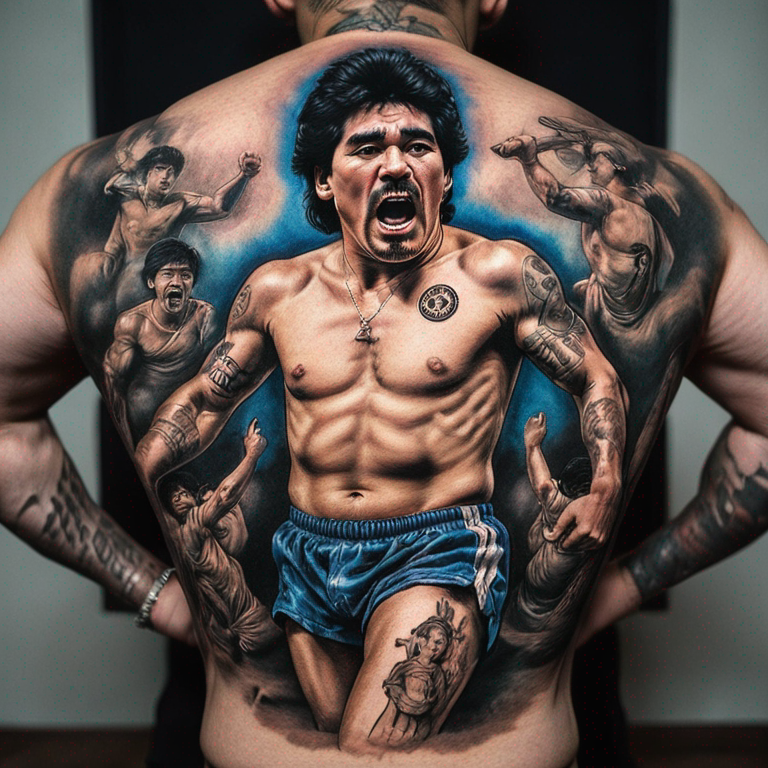 maradona stile japonais-tattoo