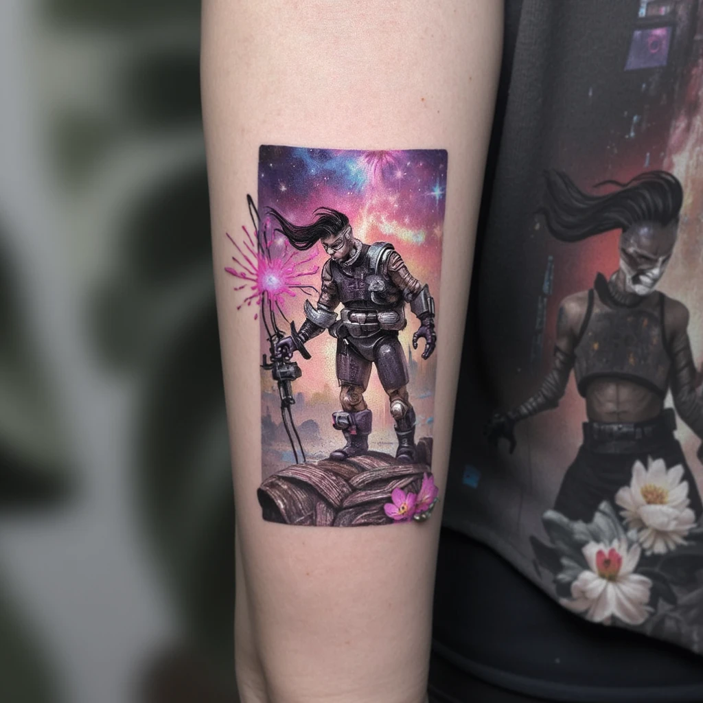 Encre cyberpunk-tattoo