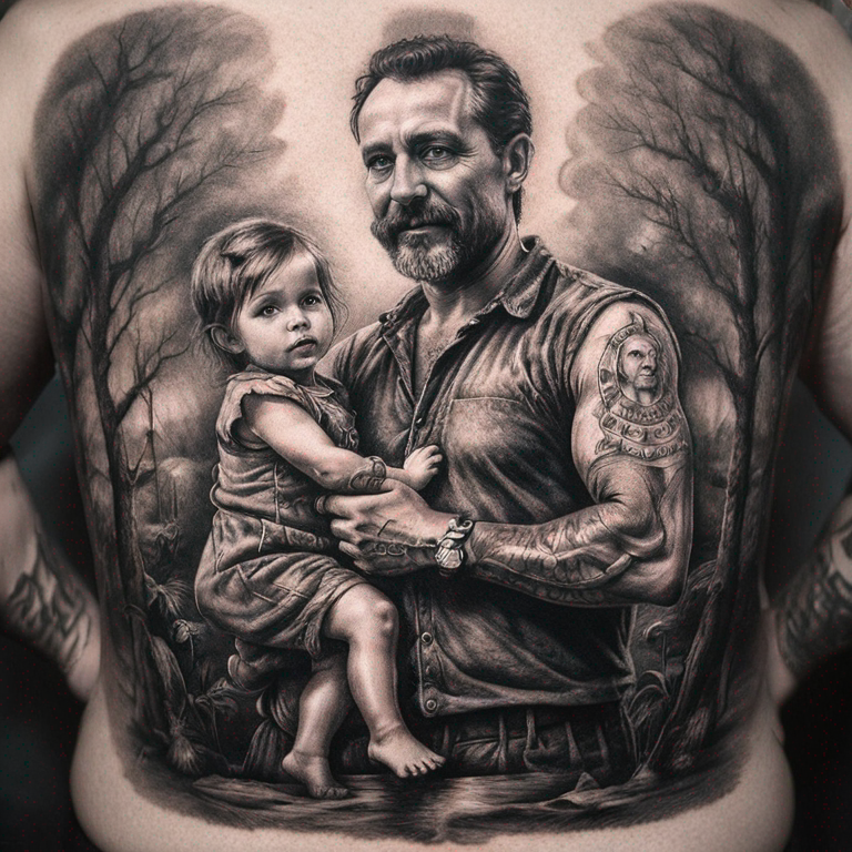 PAPA ET FILLE-tattoo