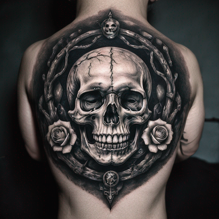 "Memento Mori"-tattoo